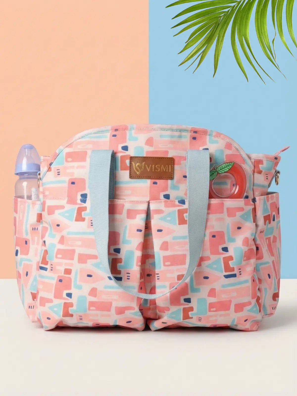 Cuddle Carry Tote Diaper Bag- Geometric