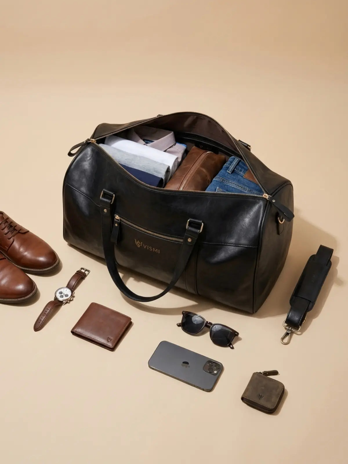 Timeless Travel Duffel Bag - Black