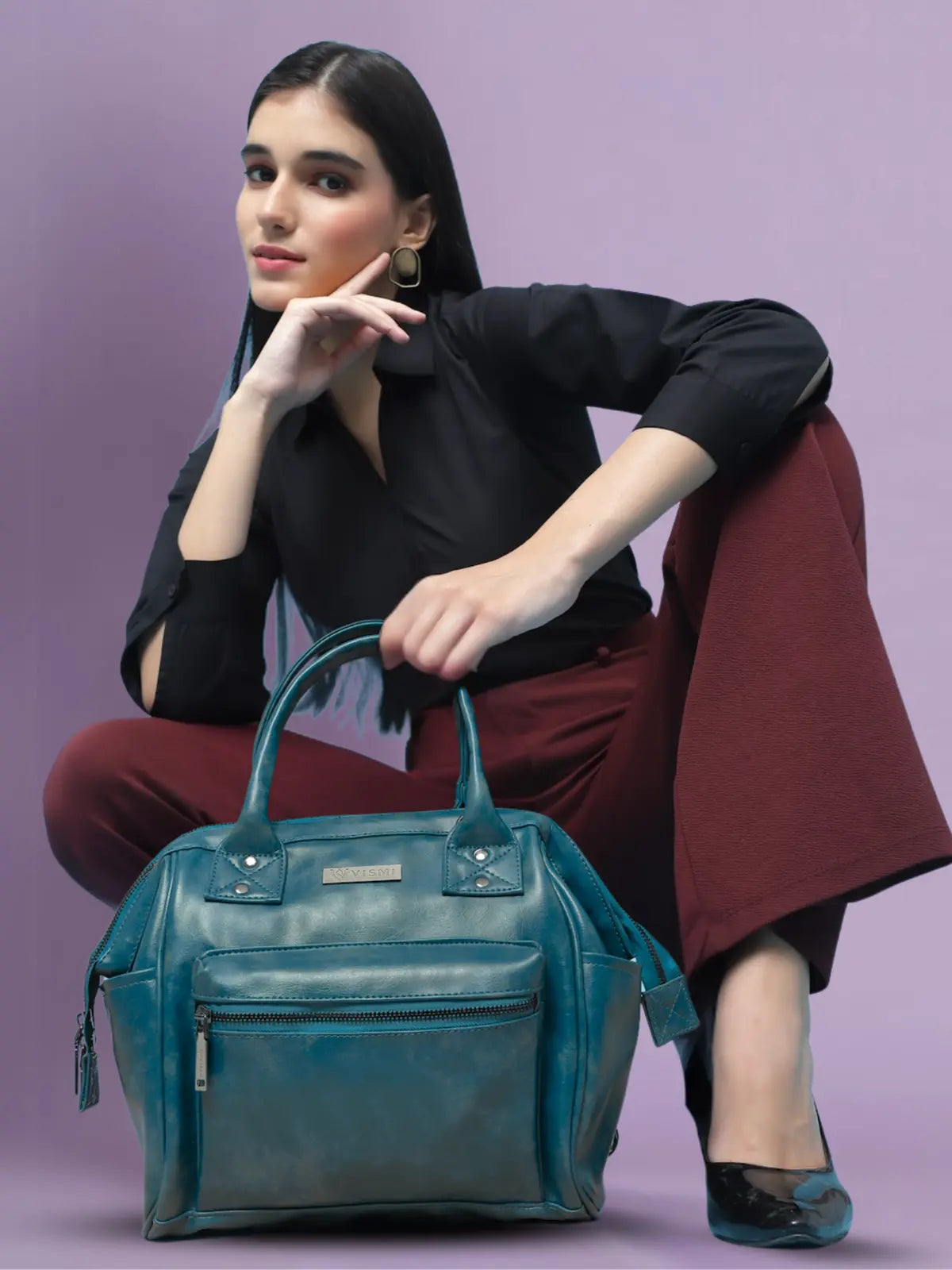 Timeless Trinity 3 in 1 Bag - Teal blue
