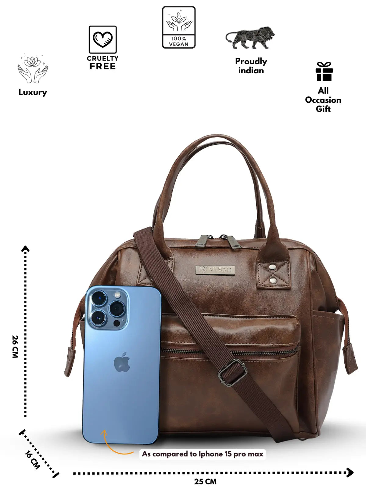 Timeless Trinity 3 in 1 Bag - Coffee Brown