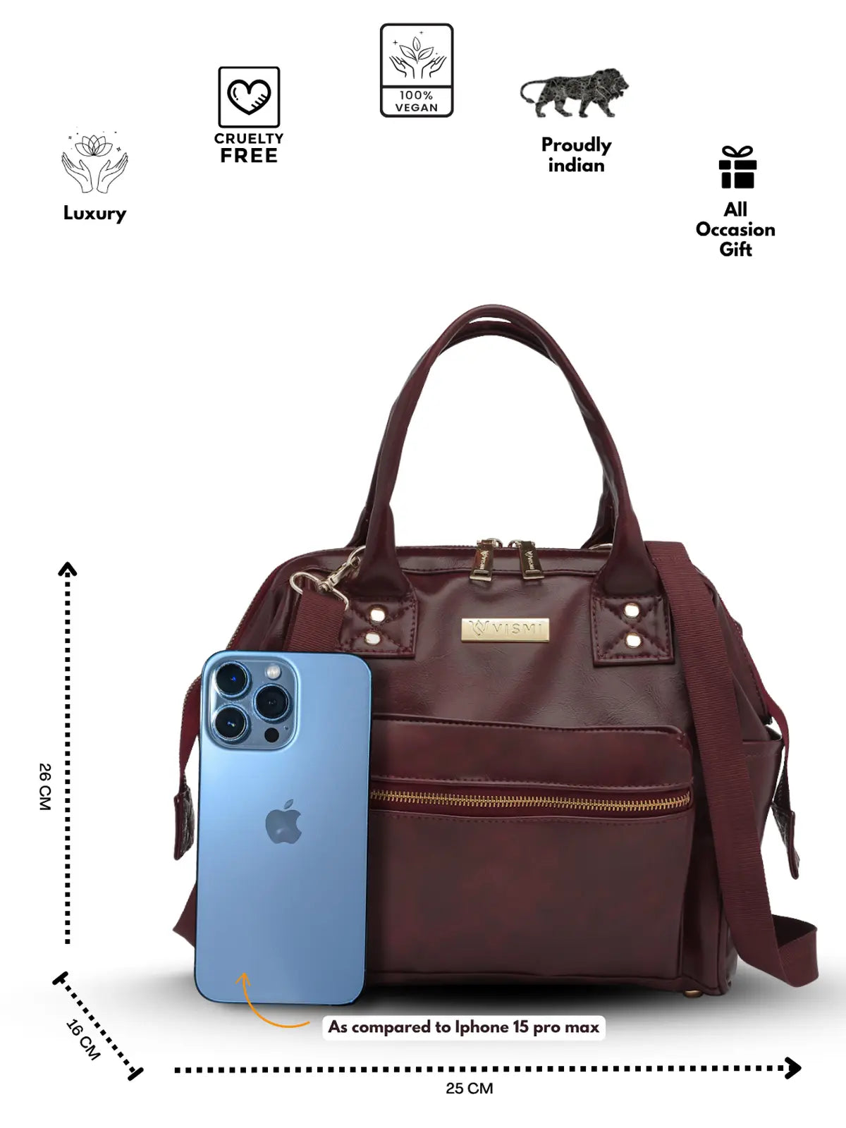 Timeless Trinity 3 in 1 Bag - Wine