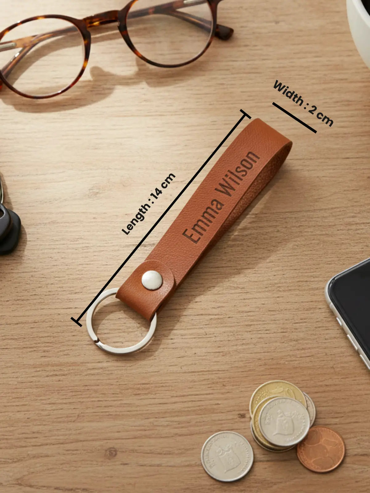 Formé Key Chain - Tan