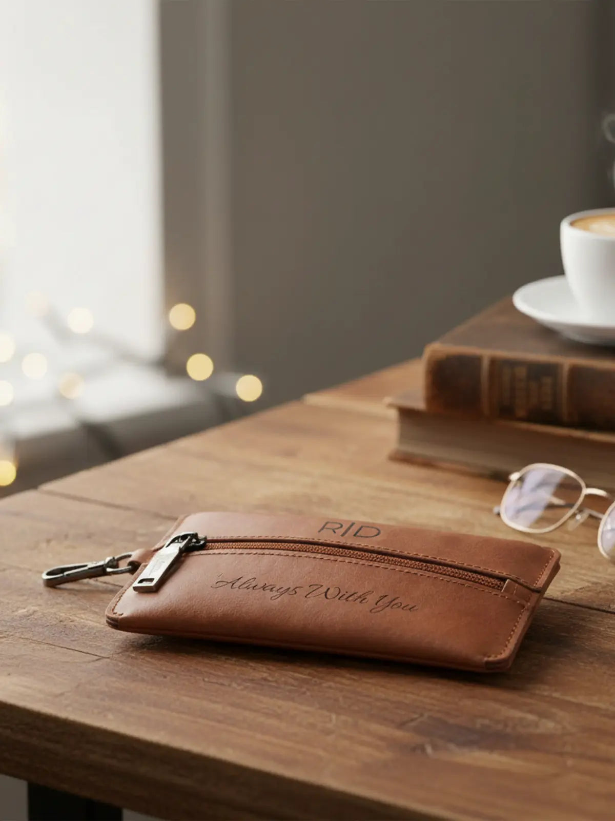 Formé Key Chain Wallet - Tan