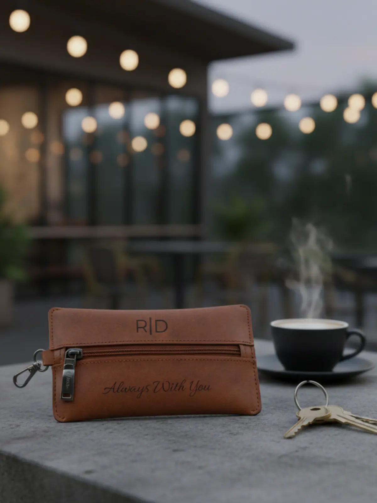 Formé Key Chain Wallet - Tan