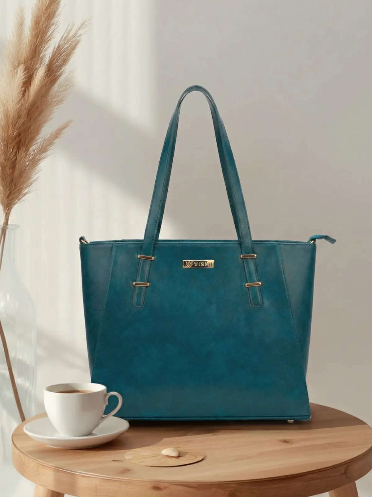 Timeless Contour Laptop Handbags - Teal Blue