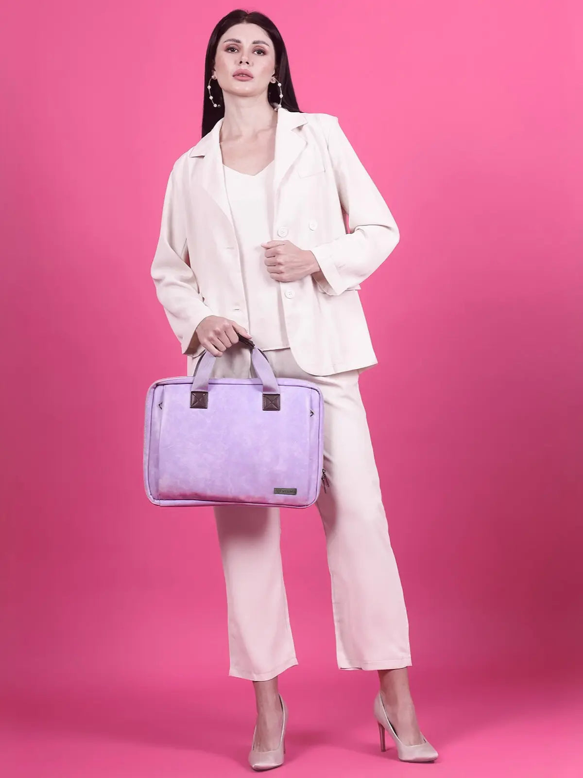 Timeless Unity Laptop Messenger Bag - Lavender