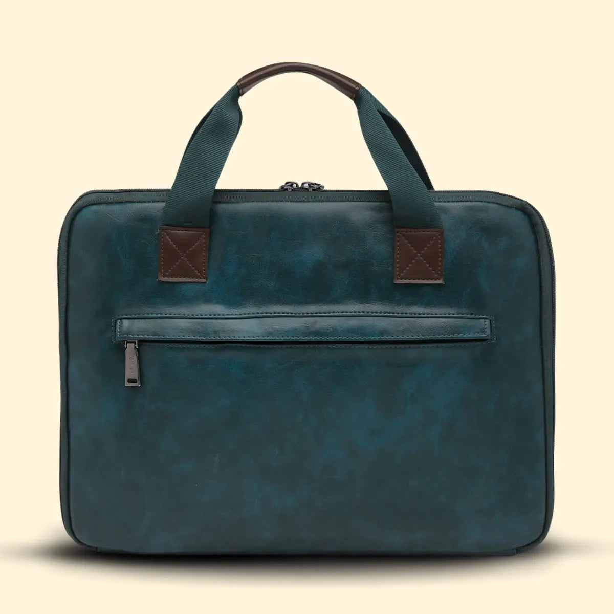 Special Rakhi Gift Combo - Laptop Bag + Tote Handbag (Teal Blue)