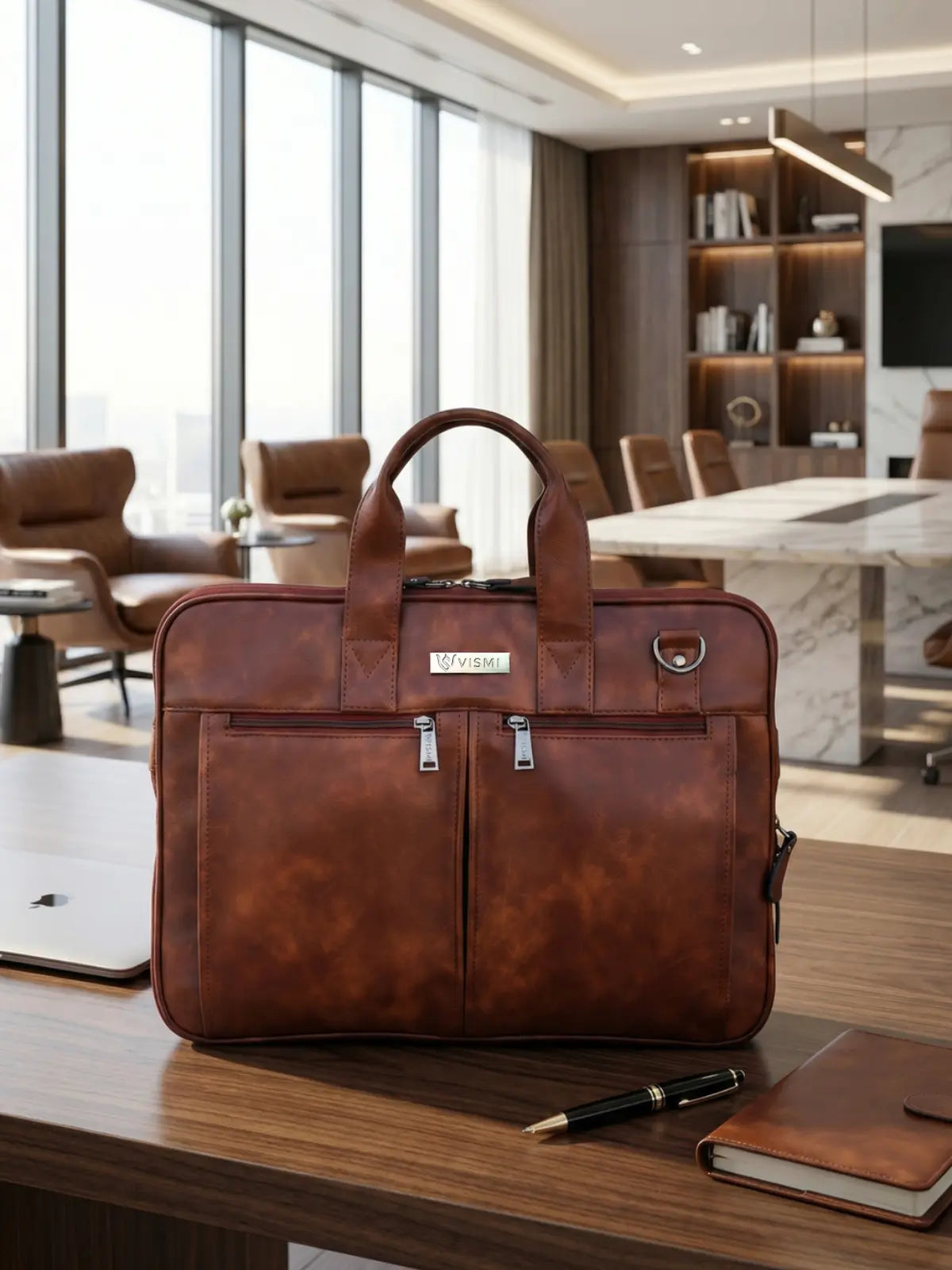 Timeless Neo Laptop Bag - Coffee Brown