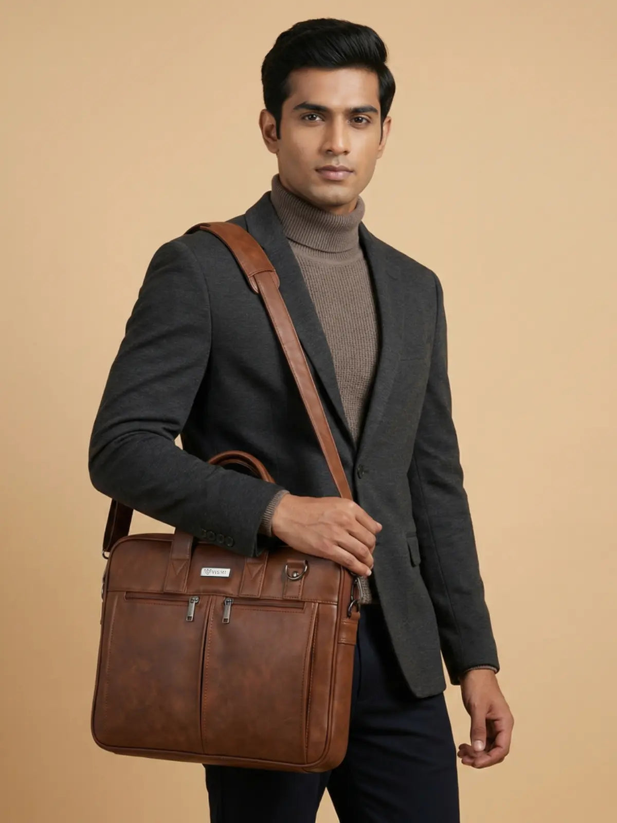 Timeless Neo Laptop Bag - Coffee Brown
