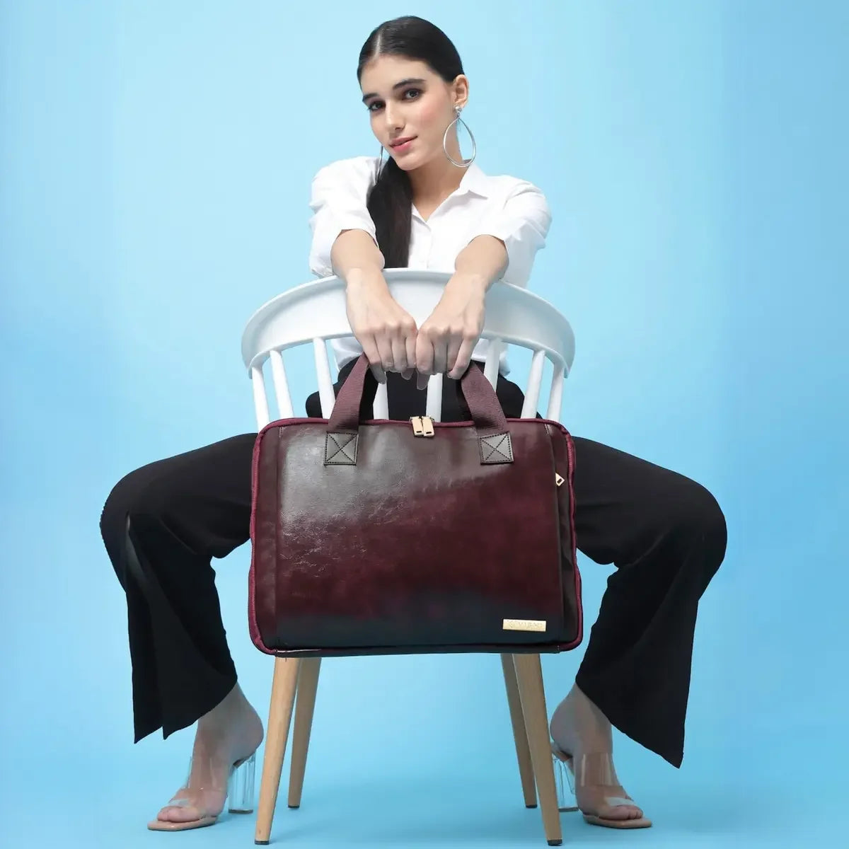 timeless-unity-laptop-messenger-bag-wine-adjustable-strap