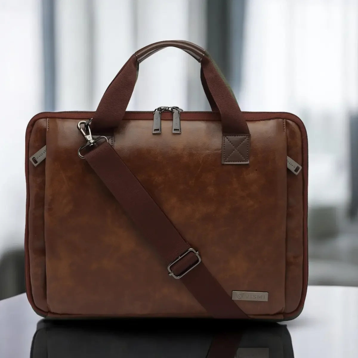 timeless-unity-laptop-messenger-bag-coffee-brown