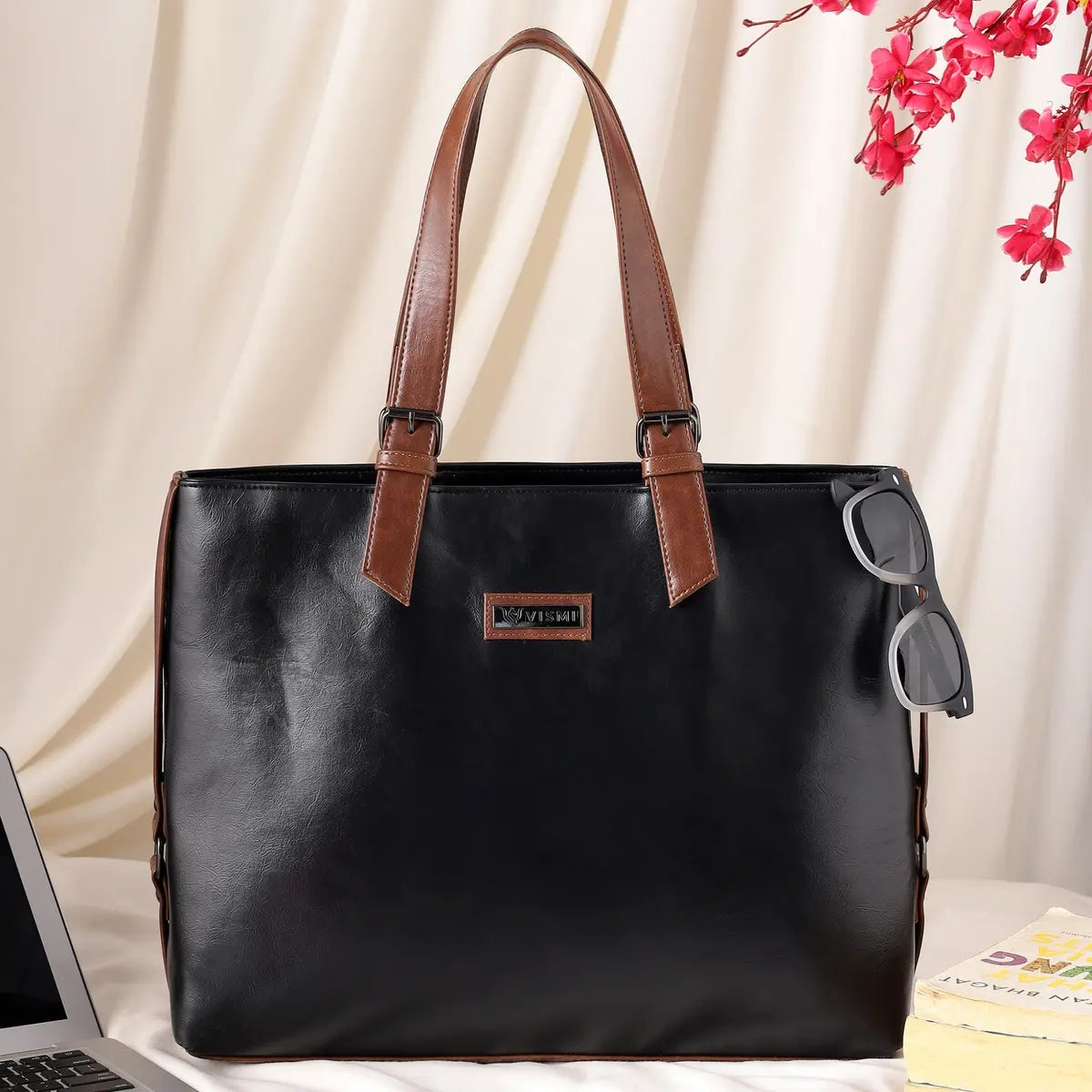 Special Rakhi Gift Combo - Laptop Bag + Tote Handbag