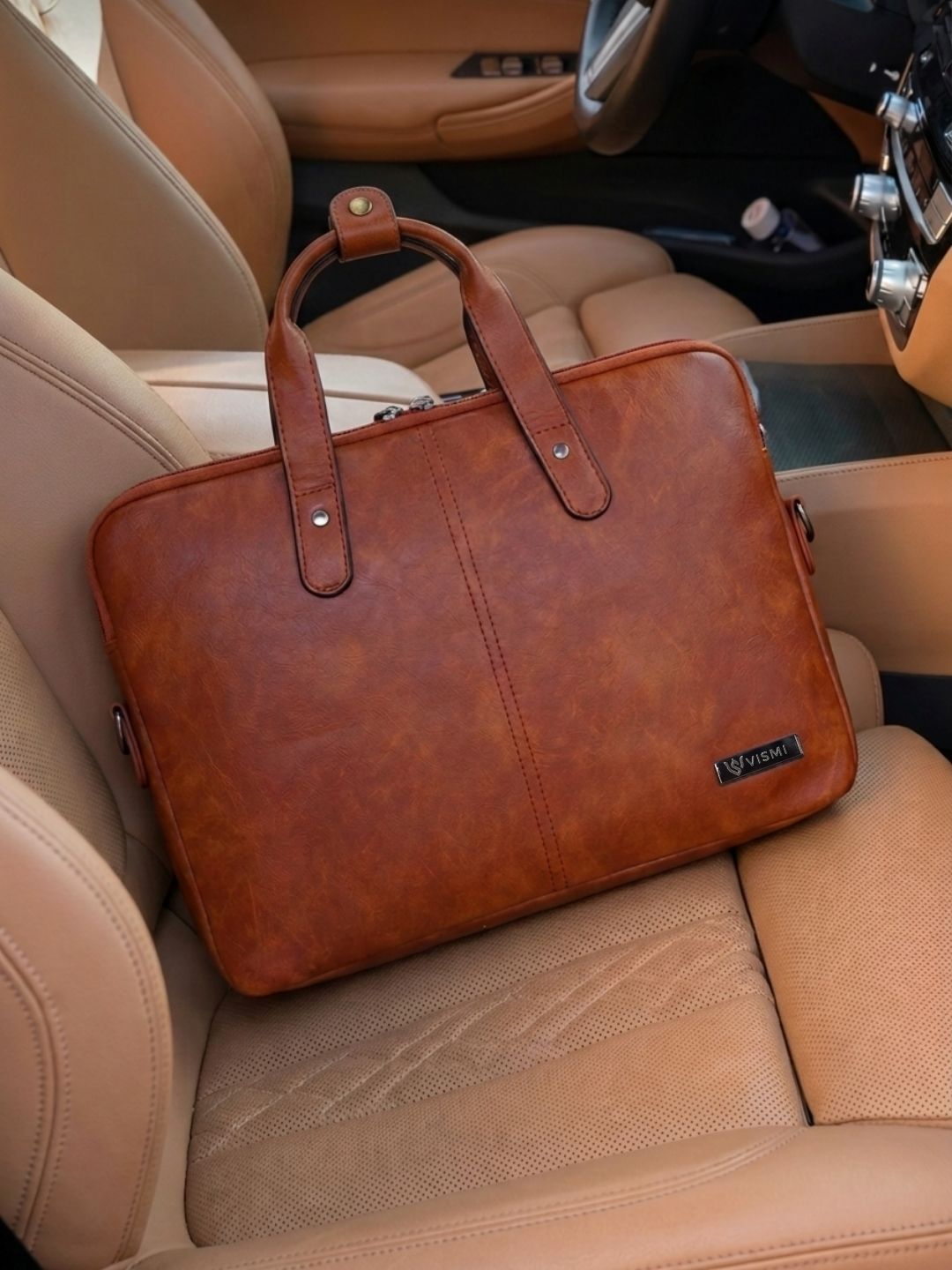 Timeless Kairo Laptop Bag - Tan