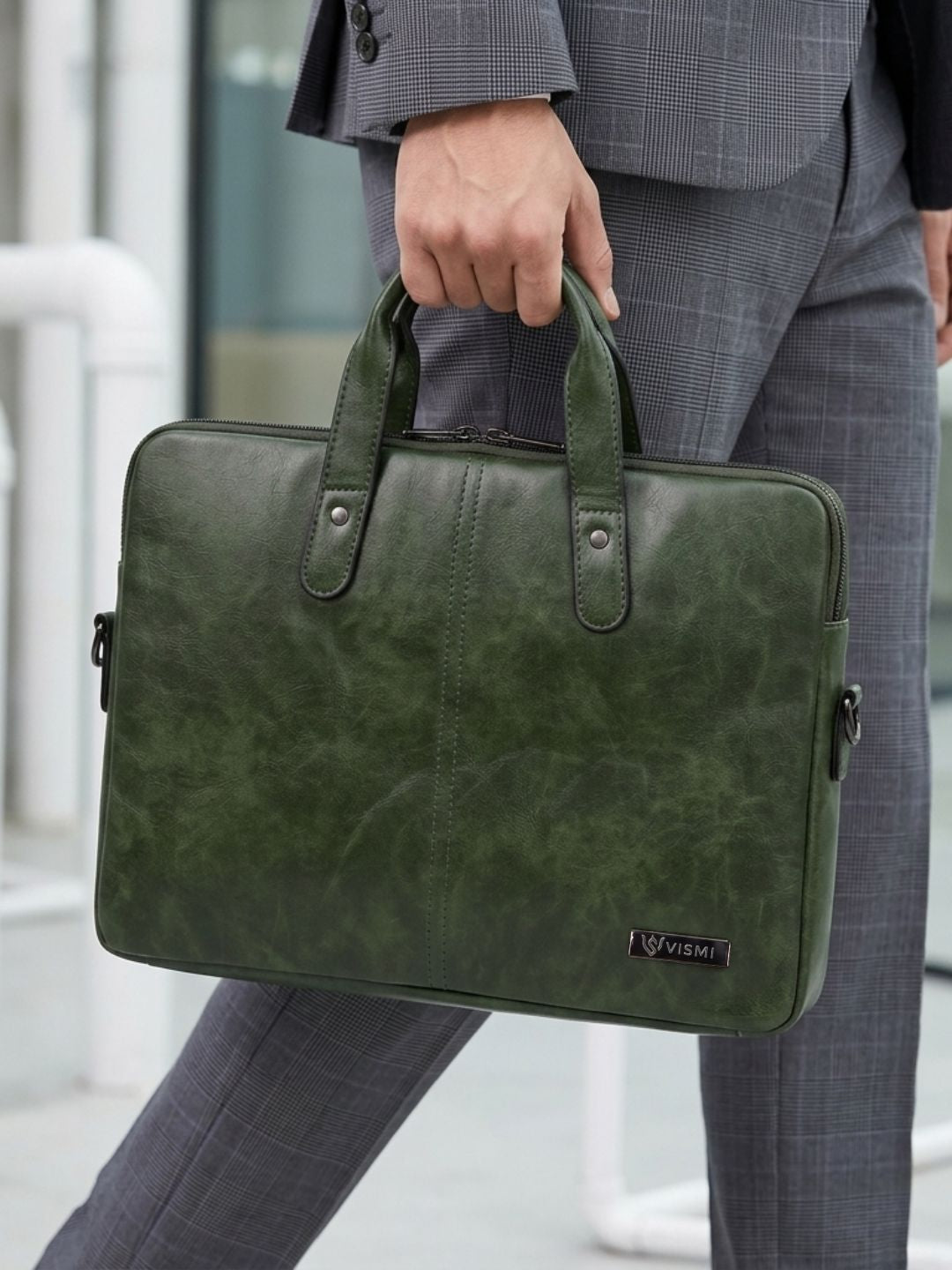 Timeless Kairo Laptop Bag - Olive Green