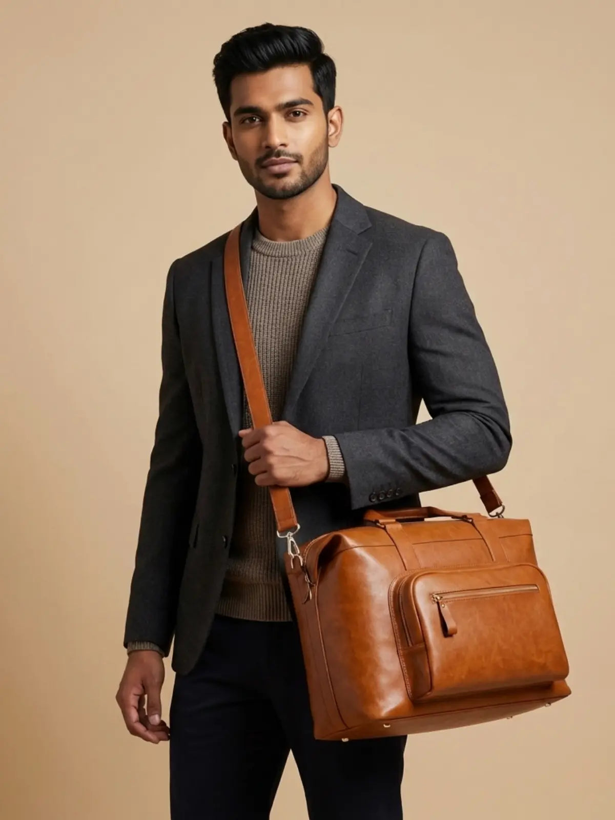 Formé Duffel Bag - Tan
