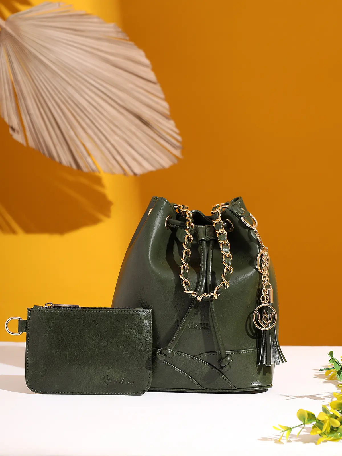 Timeless Charm Evening Bag - Olive Green