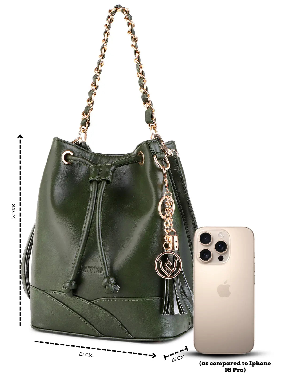Timeless Charm Evening Bag - Olive Green