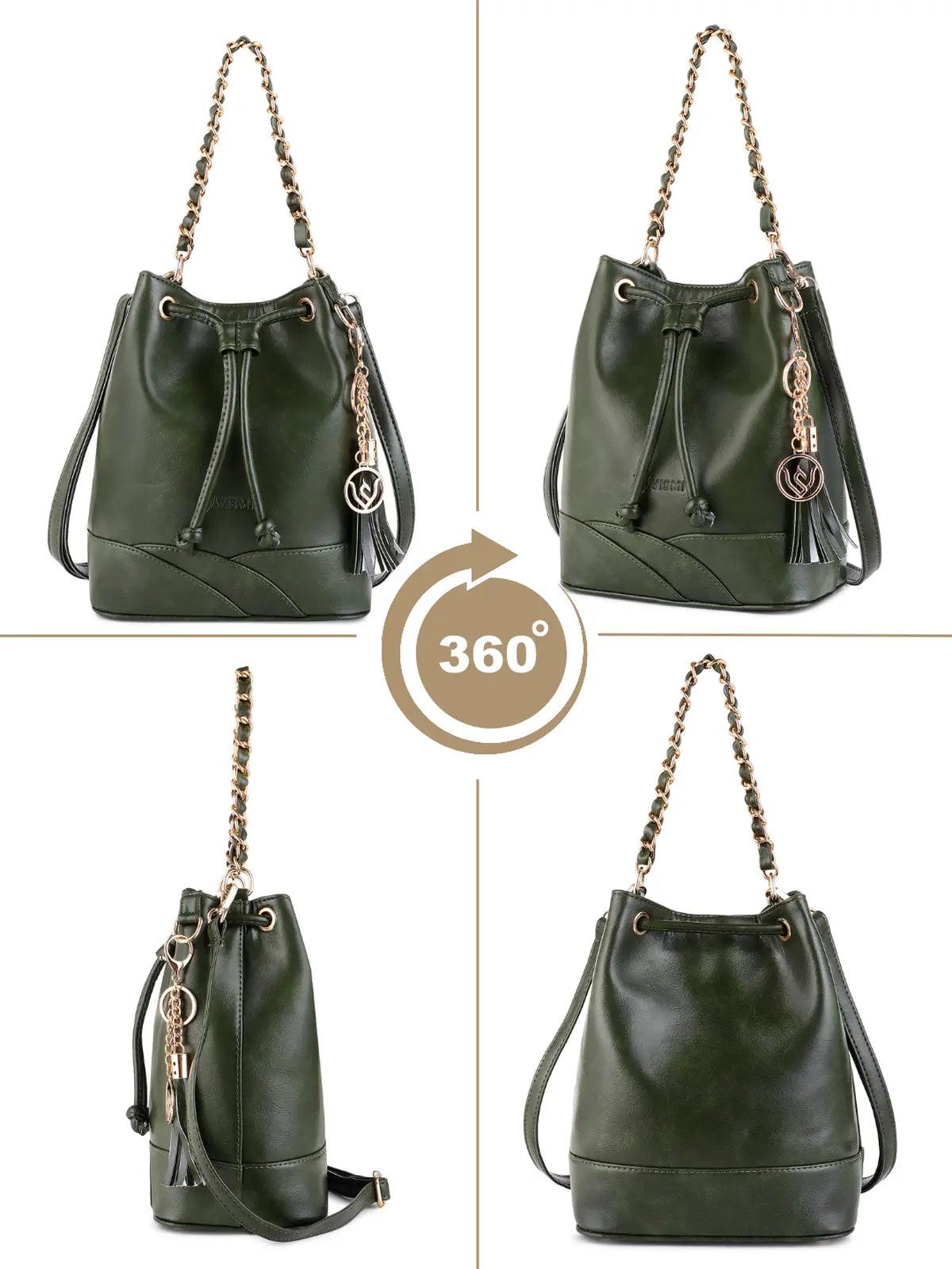 Timeless Charm Evening Bag - Olive Green