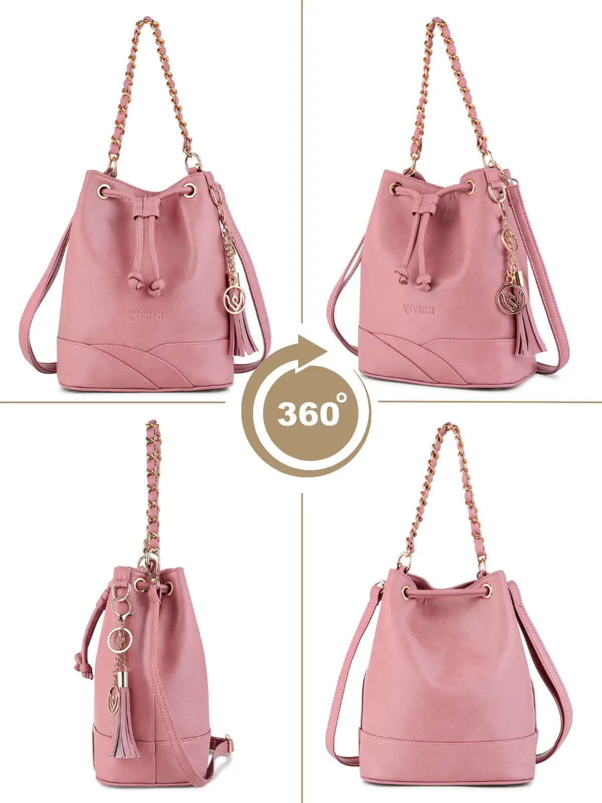 Timeless Charm Evening Bag - Blush Pink