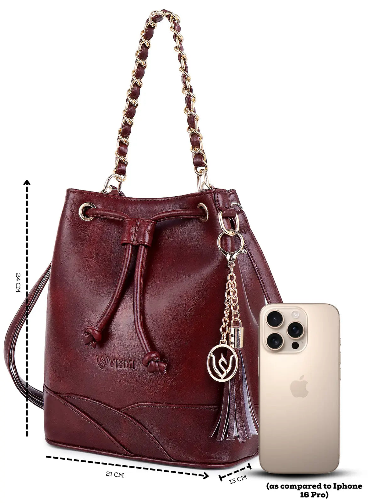 Timeless Charm Evening Bag - Wine