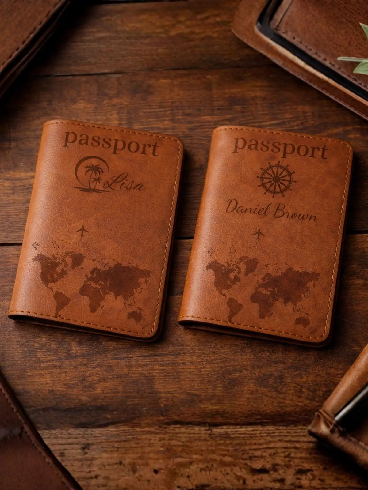 Formé Passport Slip - Tan
