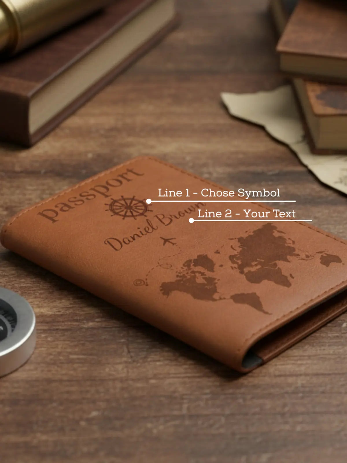 Formé Passport Slip - Tan