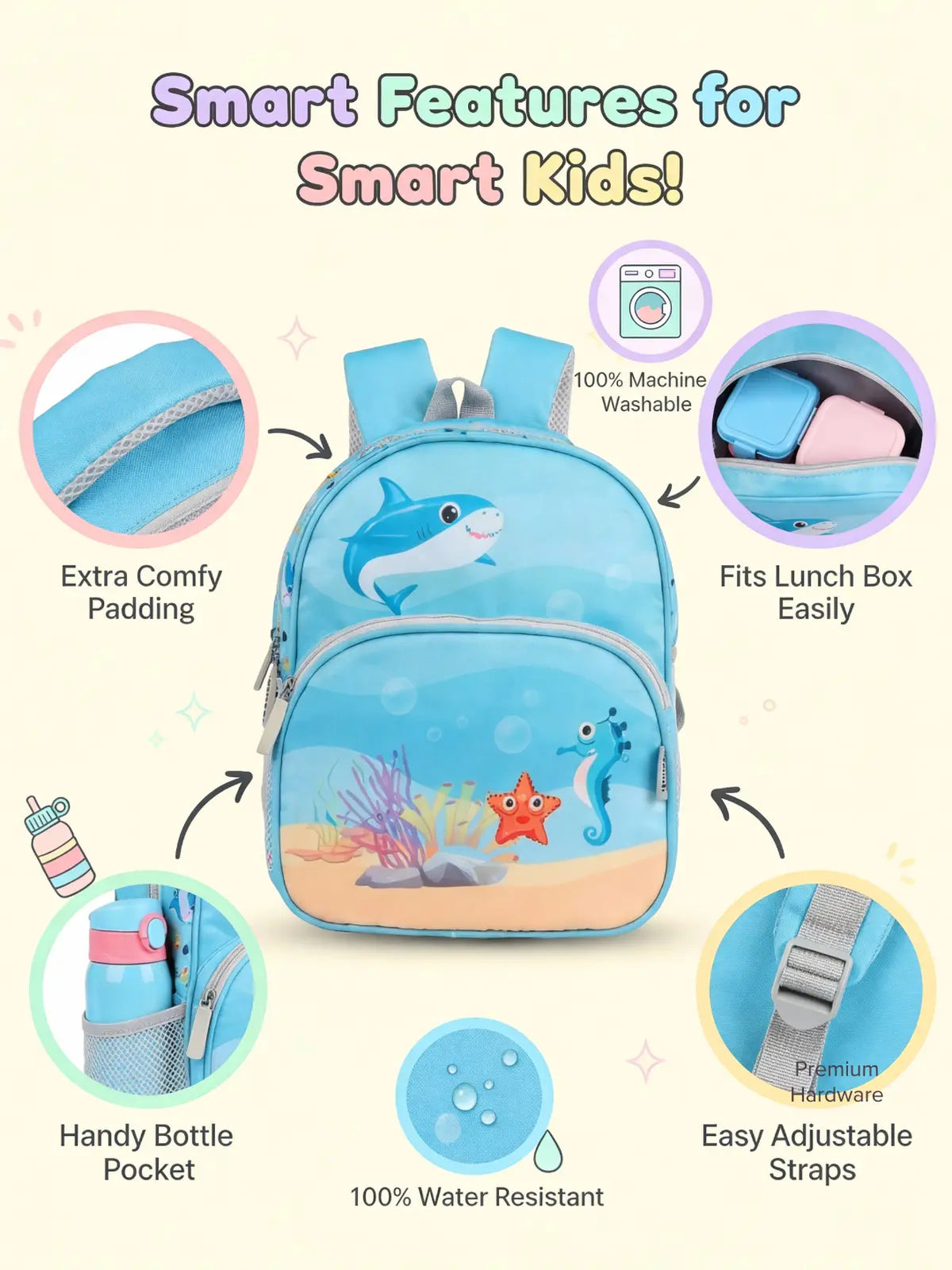 Everyday Essentials Pre School Bag - Baby Shark