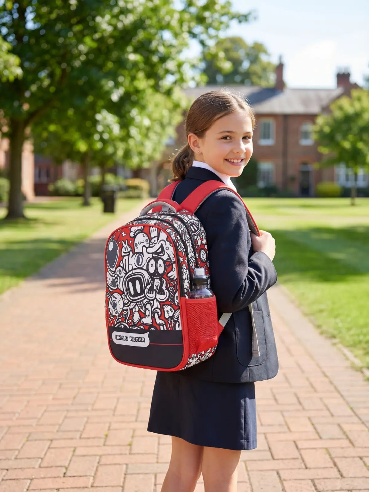Everyday Essentials Elementary School Bag - Robot