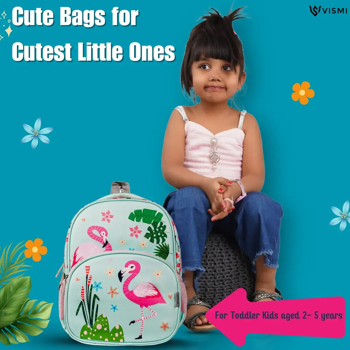 Everyday Essentials Pre School Bag - Flamingo