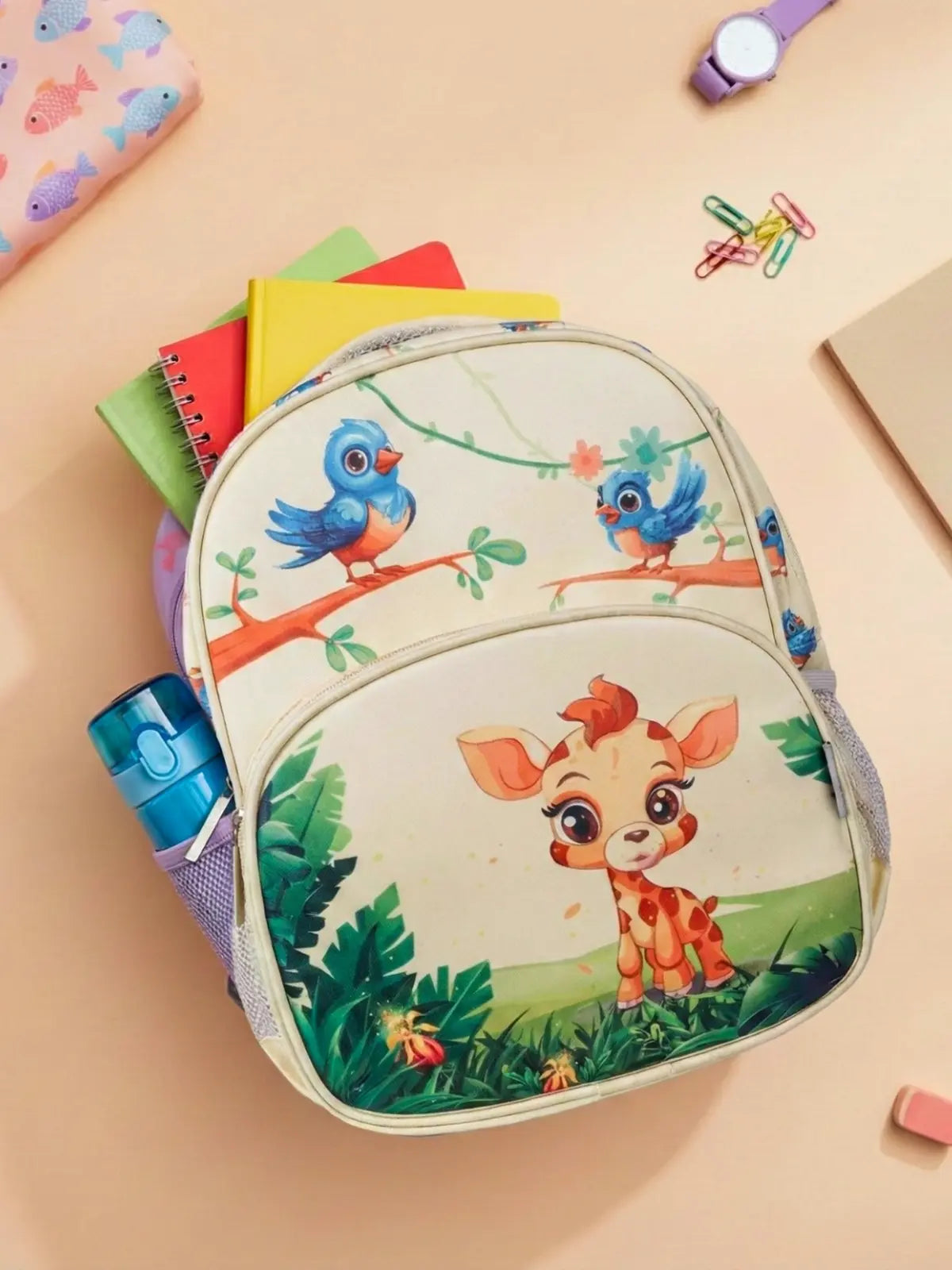 Everyday Essentials Pre School Bag - Safari Jungle