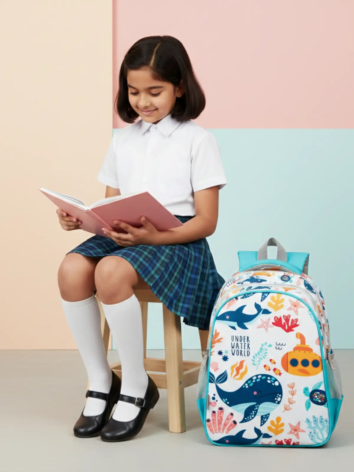 Everyday Essentials Elementary School Bag - Under Water