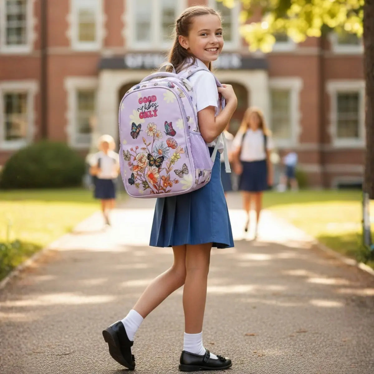 Everyday Essentials Elementary School Bag - Floral