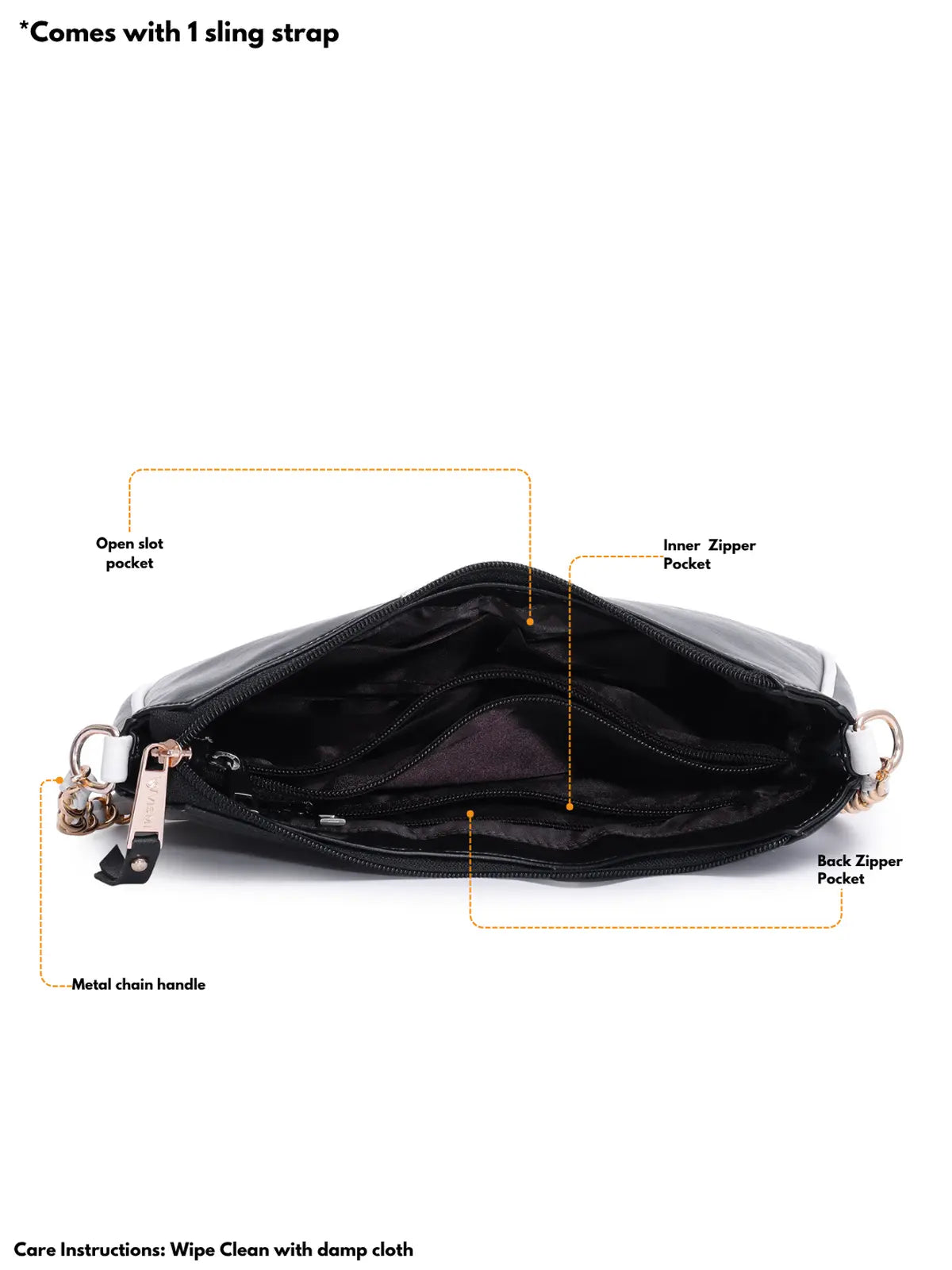 Timeless Glam Evening Bag - Black