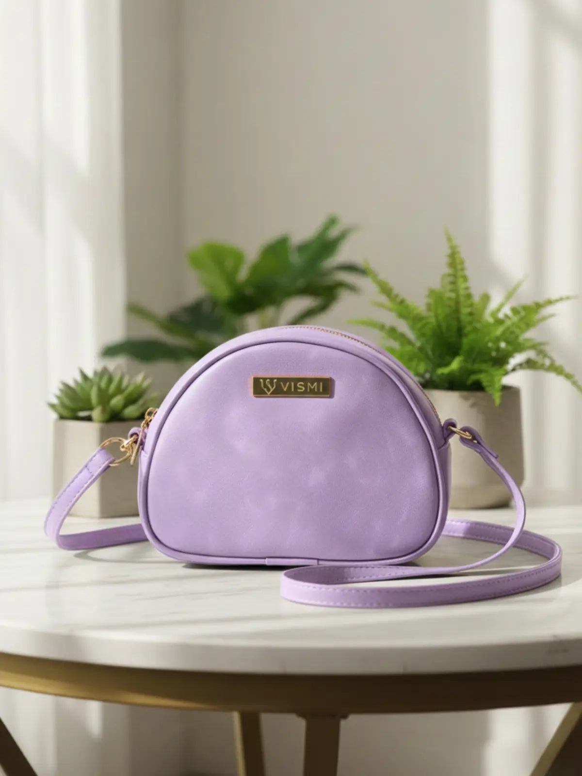 Timeless Chic Women's Sling Bag - Lavender