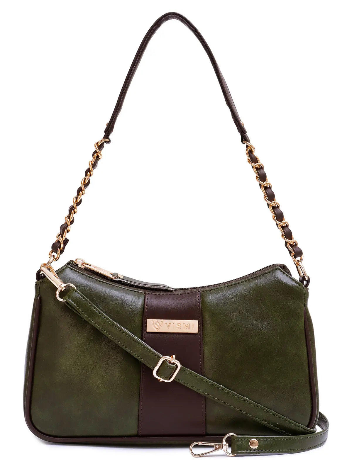 Timeless Glam Evening Bag - Olive Green