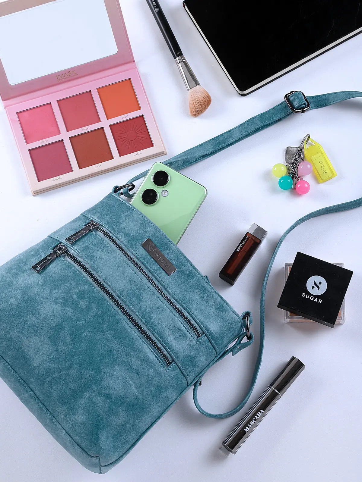 Timeless Versa Women's Sling Bag - Teal Blue