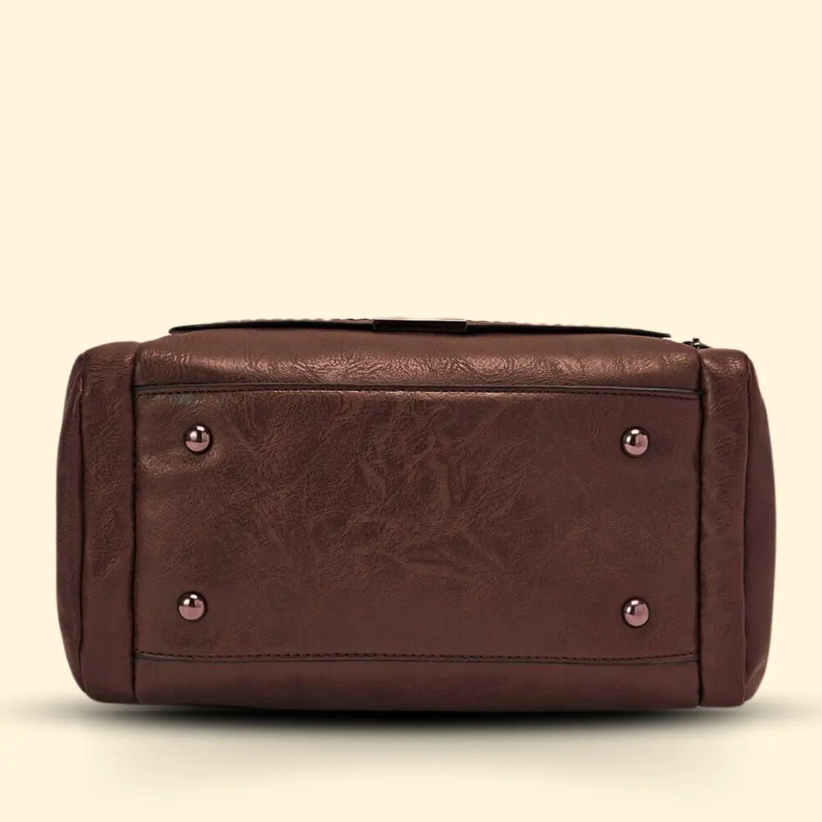 Timeless Mystique Satchel Handbag - Coffee Brown