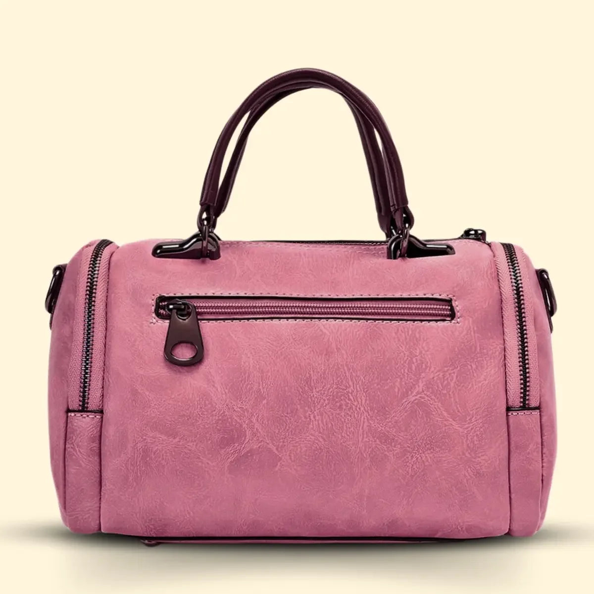 Timeless Mystique Satchel Handbag Blush Pink Office Look