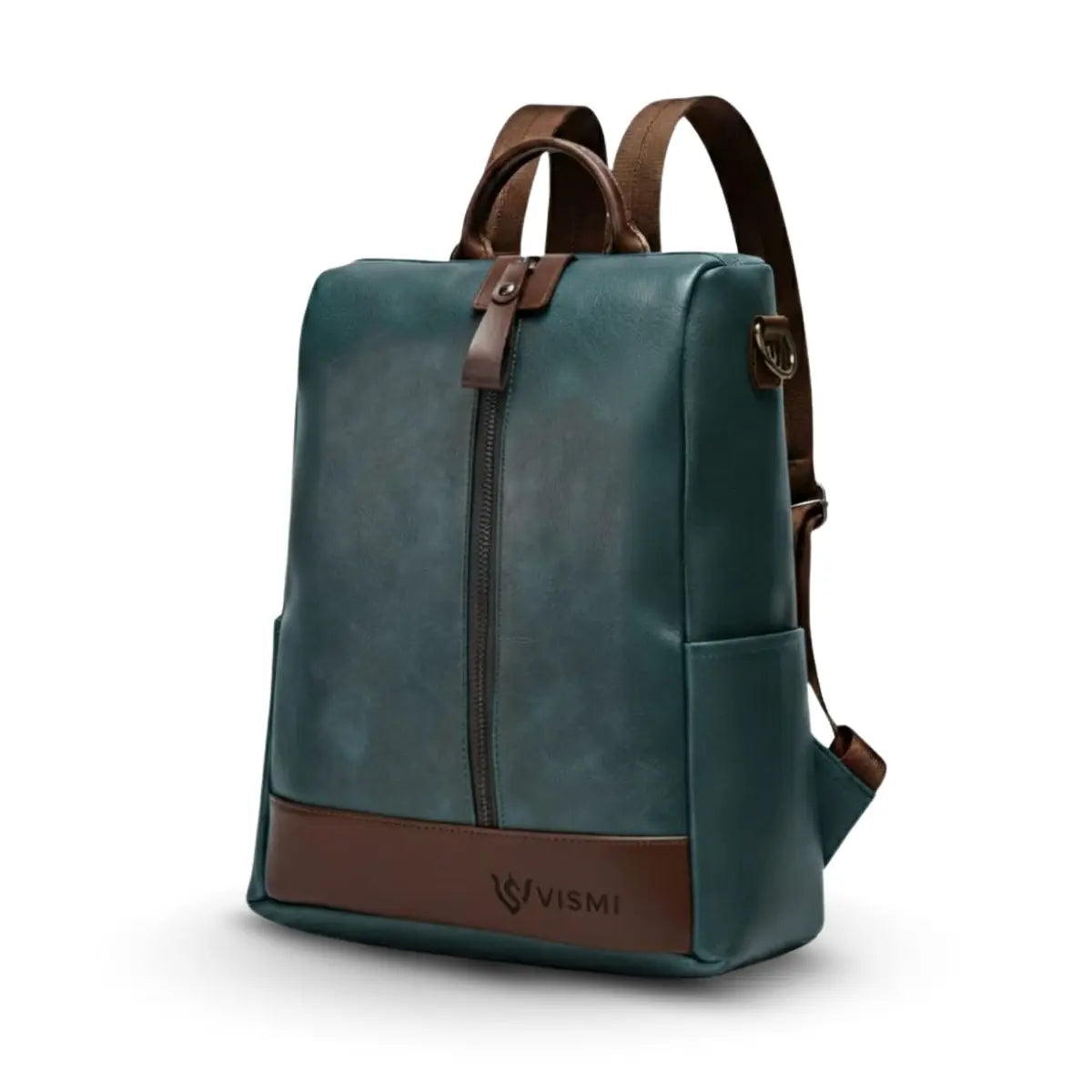Timeless Aura Women Backpack Handbag - Teal Blue