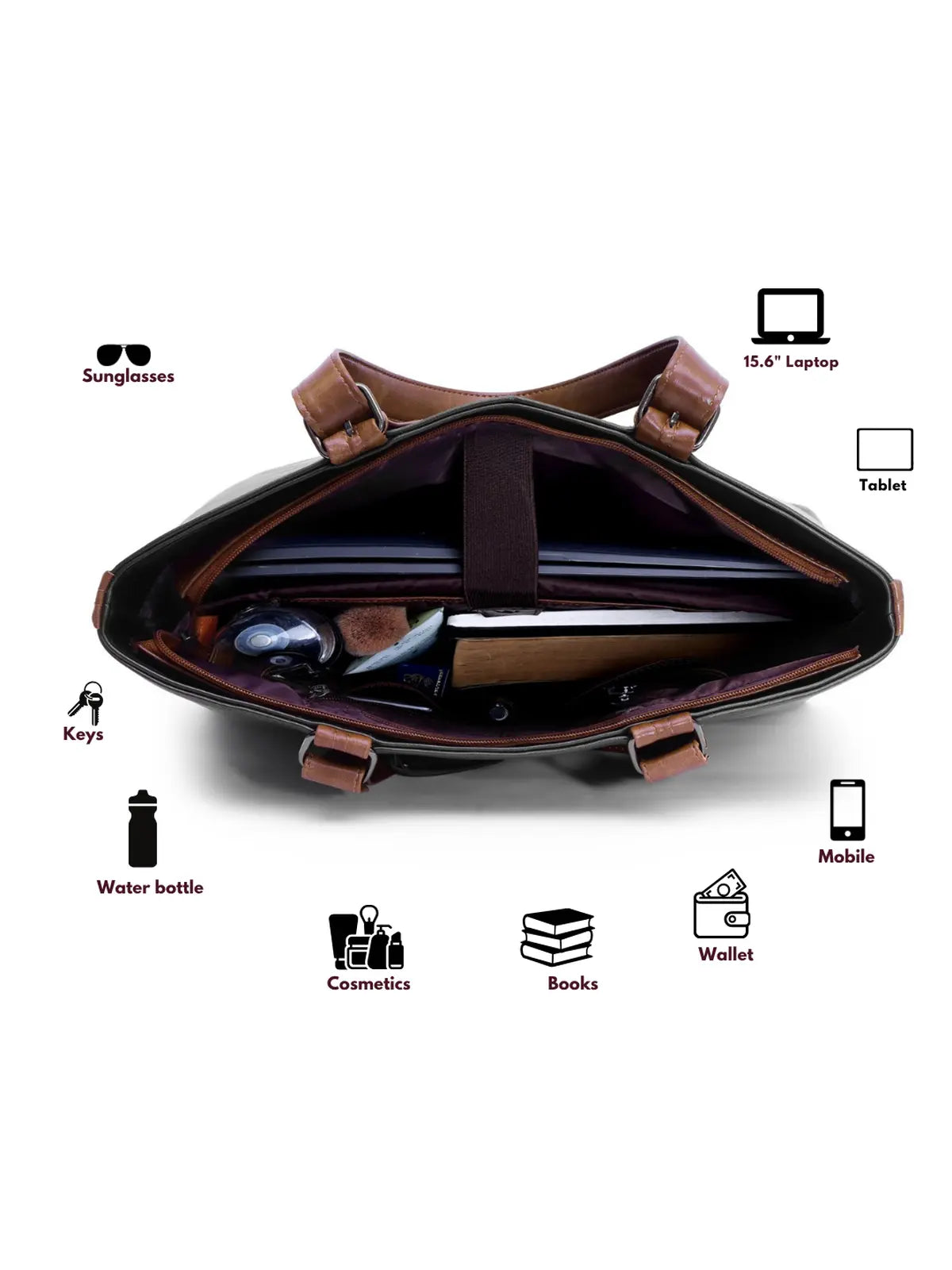 Timeless Classic Work Tote Bag - Black