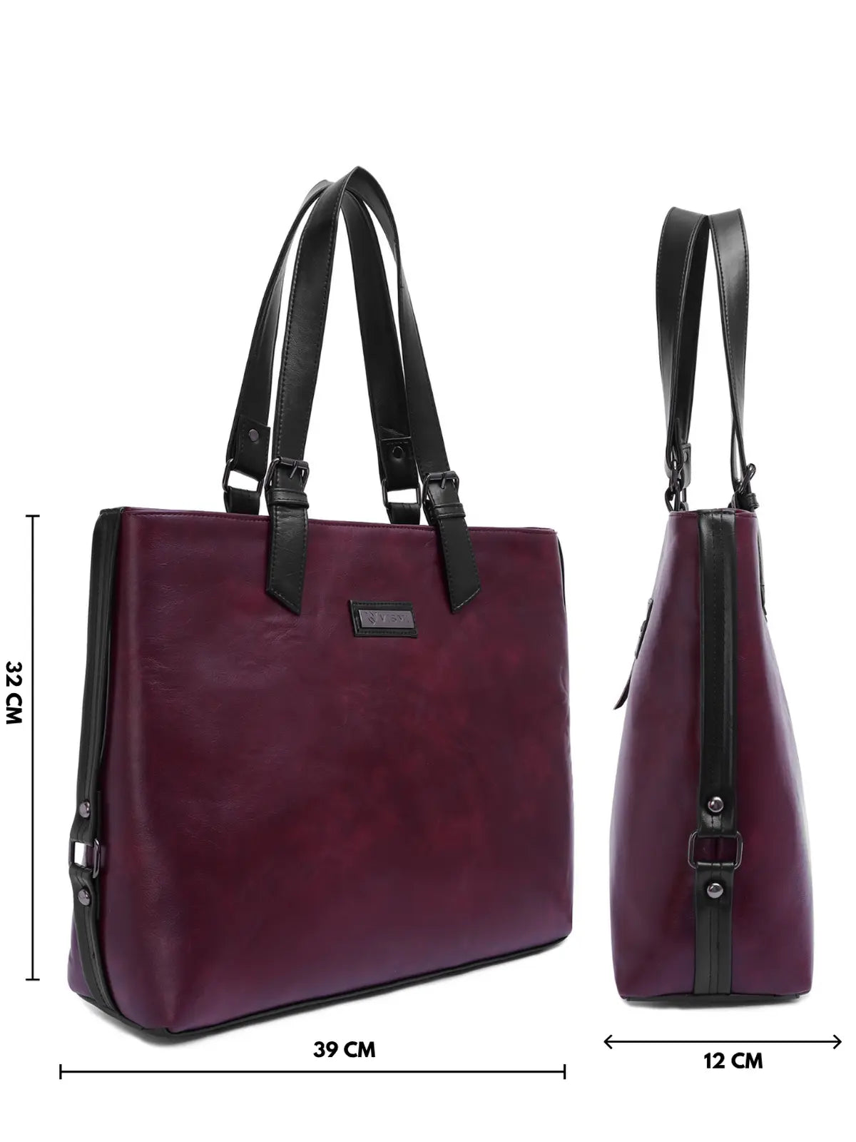 Timeless Classic Work Tote Bag - Wine