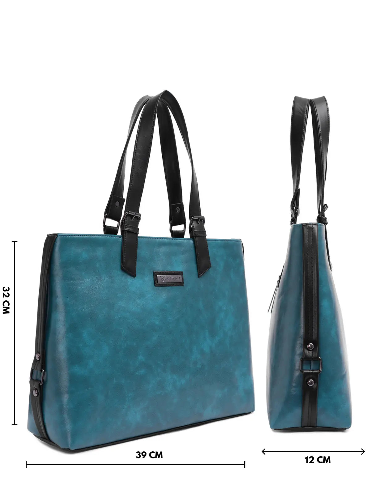 Timeless Classic Work Tote Bag - Teal blue
