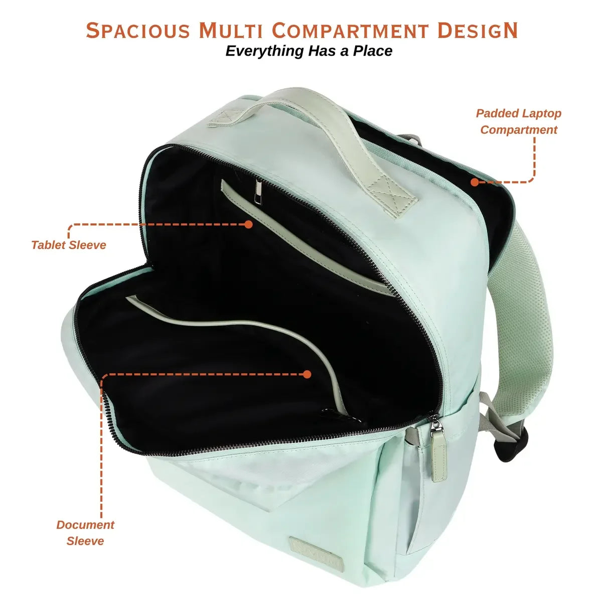 Spacious-Sea-Green-Laptop-Backpack–Everyday-Essentials-Business-Travel-Bag