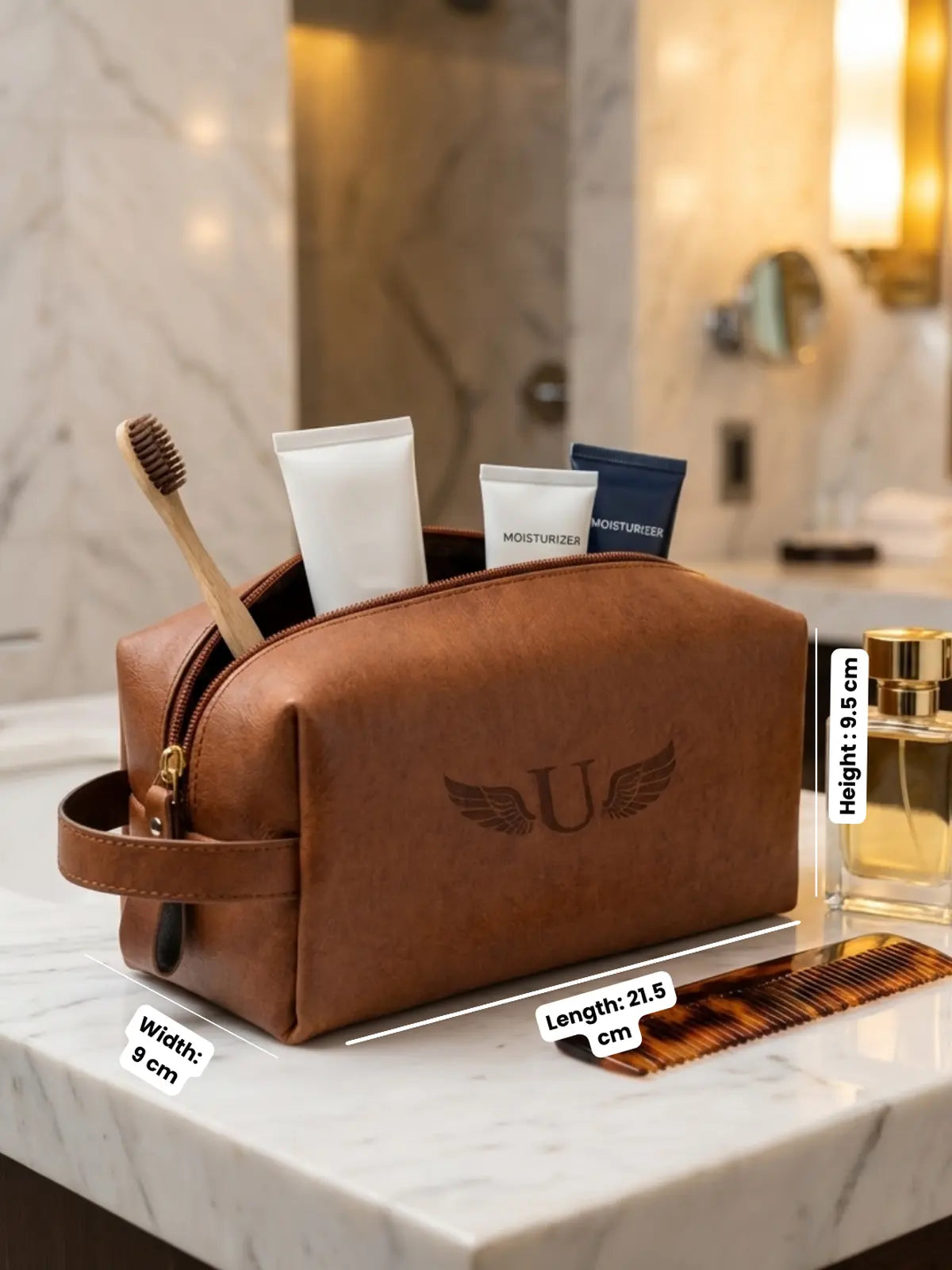 Formé Travel Pouch - Tan