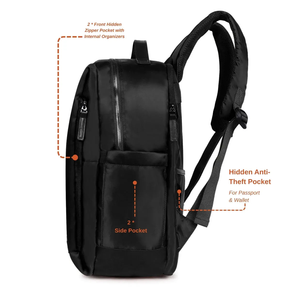 Everyday-Essentials-Black-Backpack–Laptop-Bag-for-Office-Study-Travel
