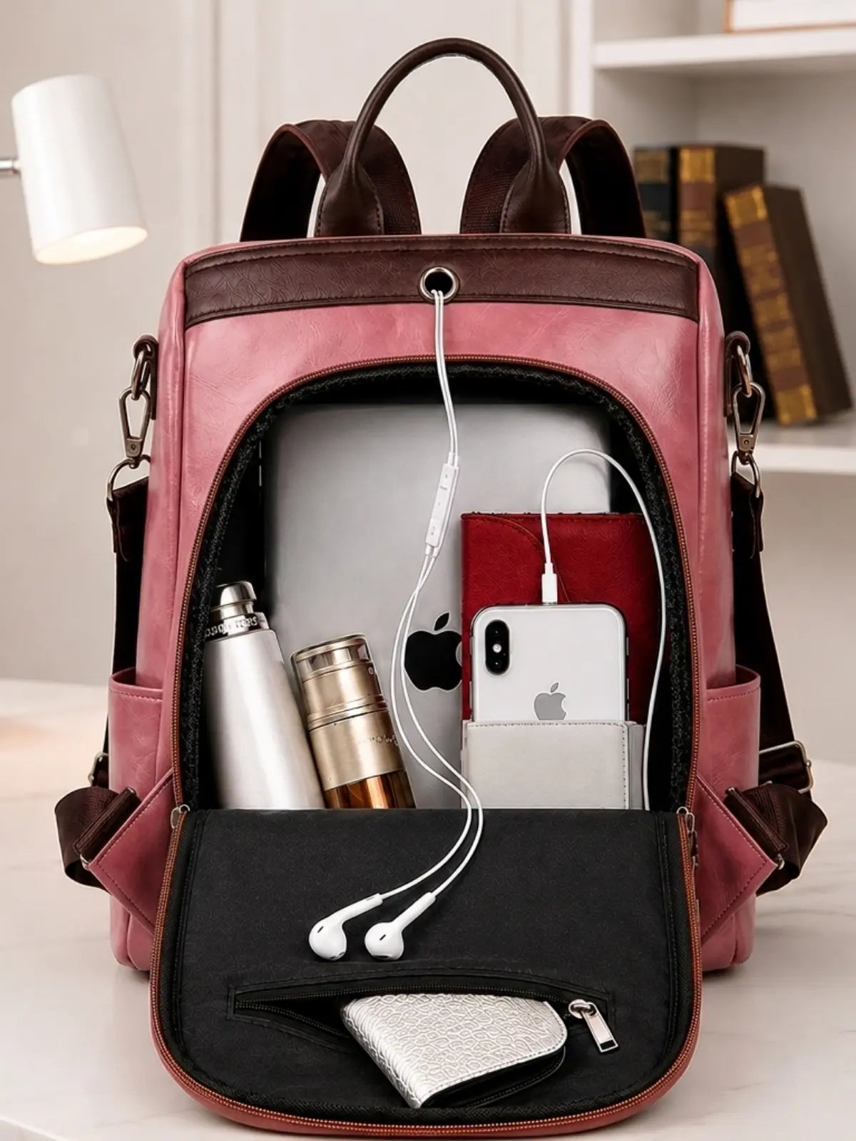Timeless Kiara Women Backpack Handbag - Blush Pink