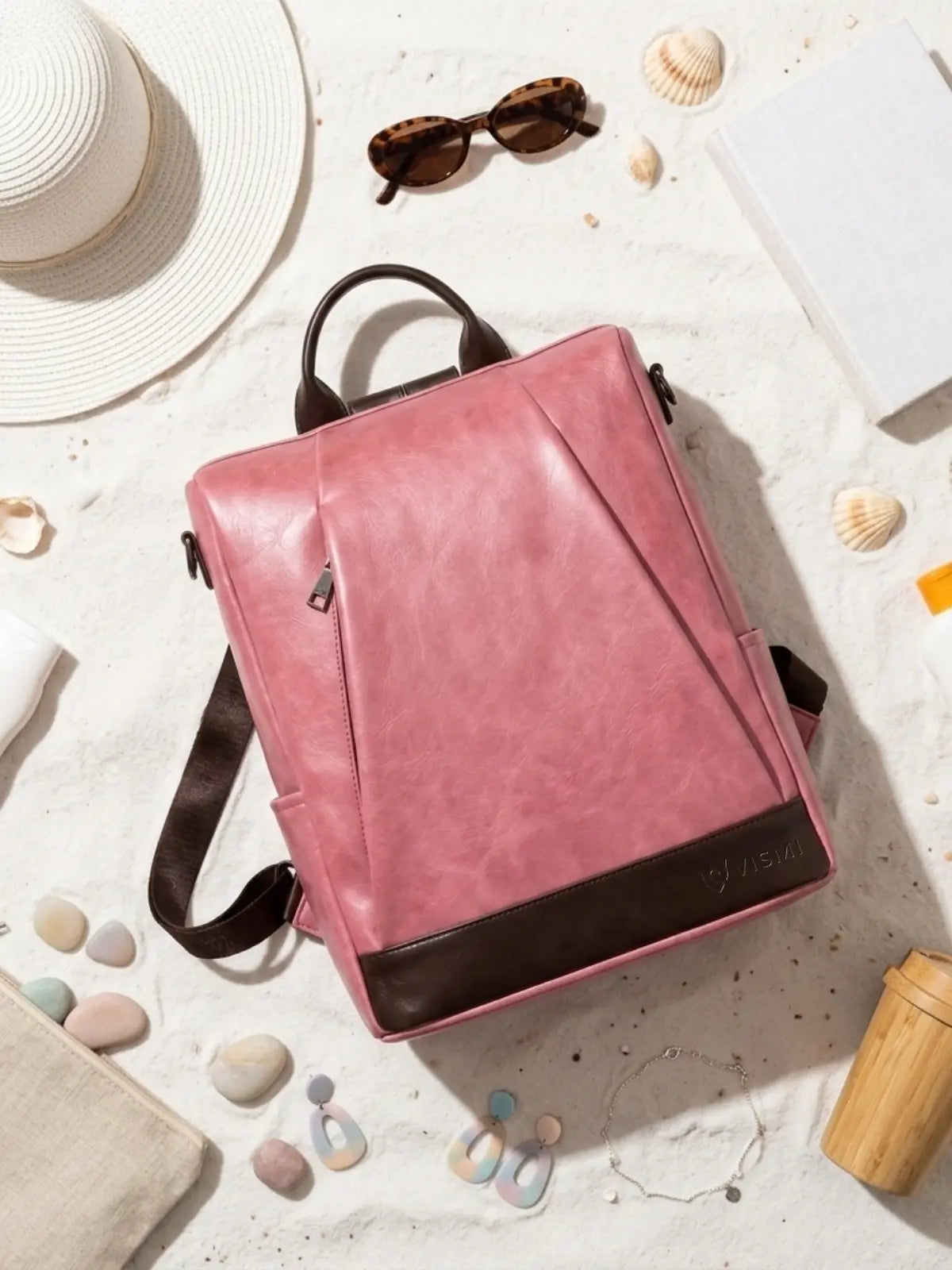 Timeless Kiara Women Backpack Handbag - Blush Pink