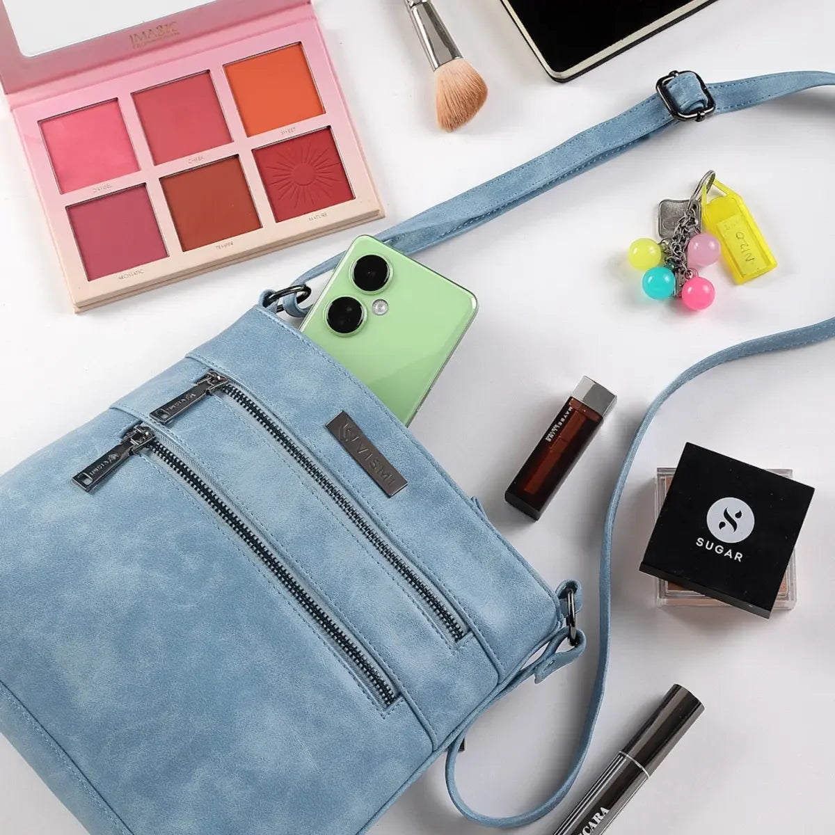 timeless-versa-women-sling-bag-sky-blue-back-view