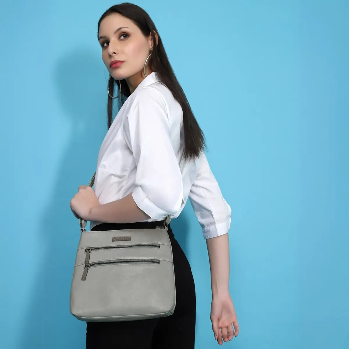 Timeless Versa Women's Sling Bag - Grey