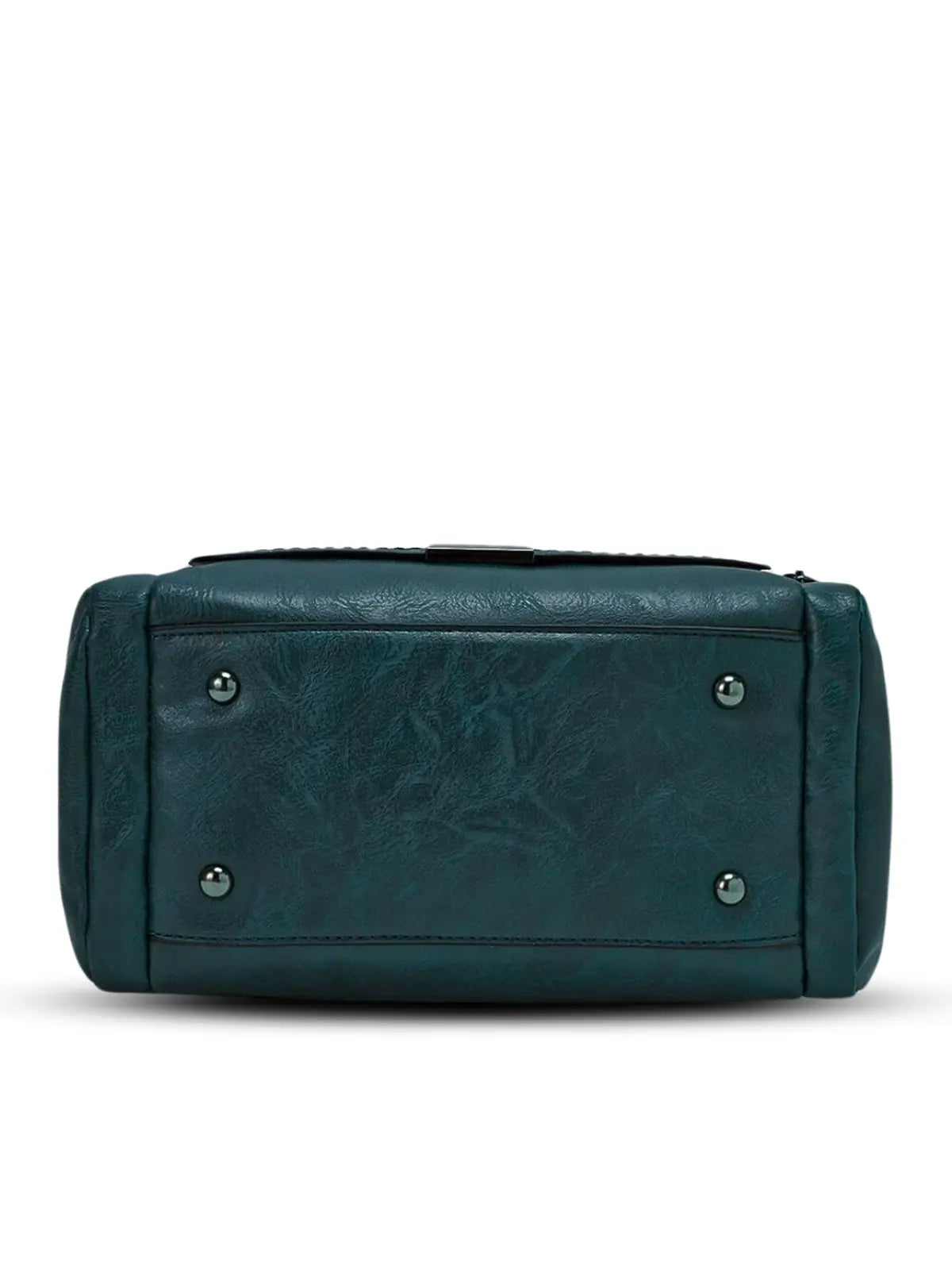 Timeless Mystique Satchel Handbag - Teal Blue